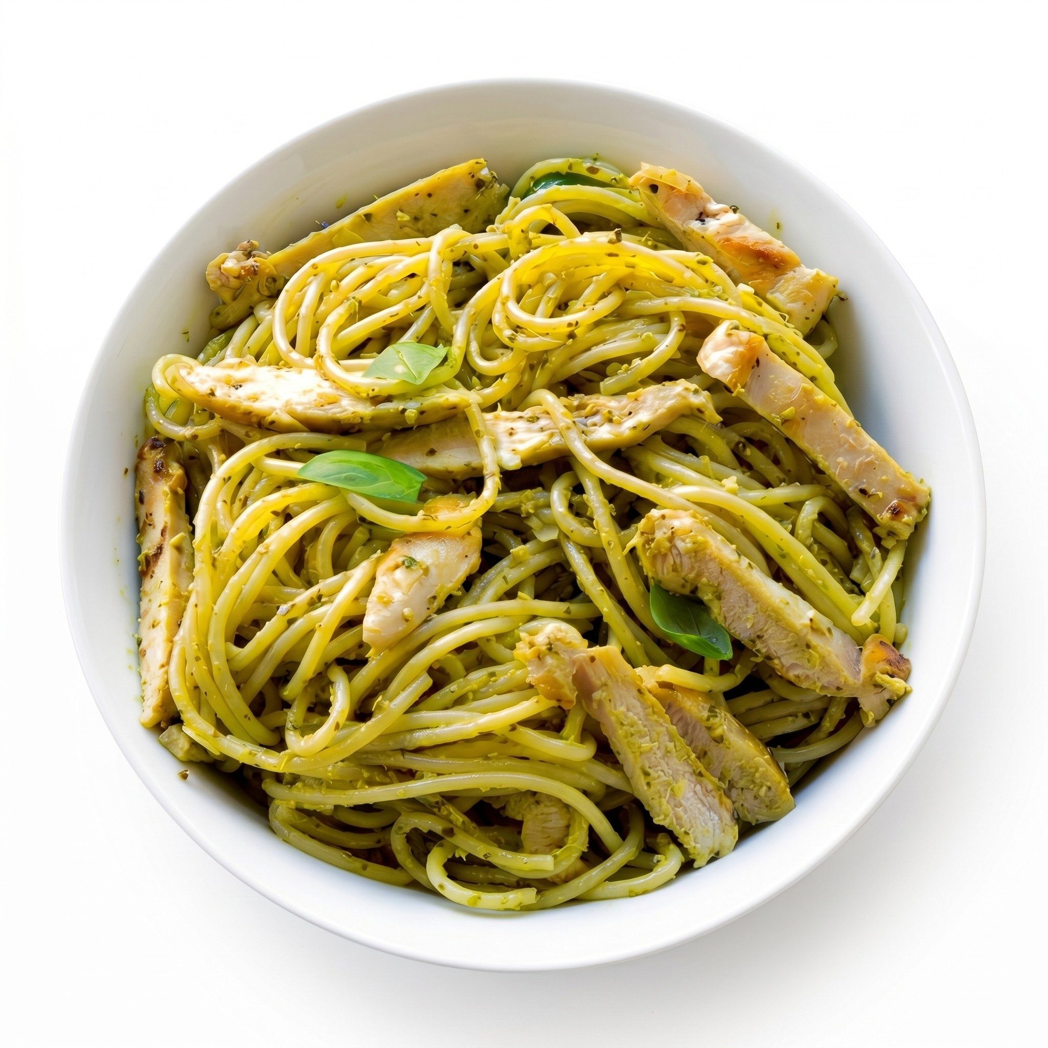 Pesto Pasta with Chicken.