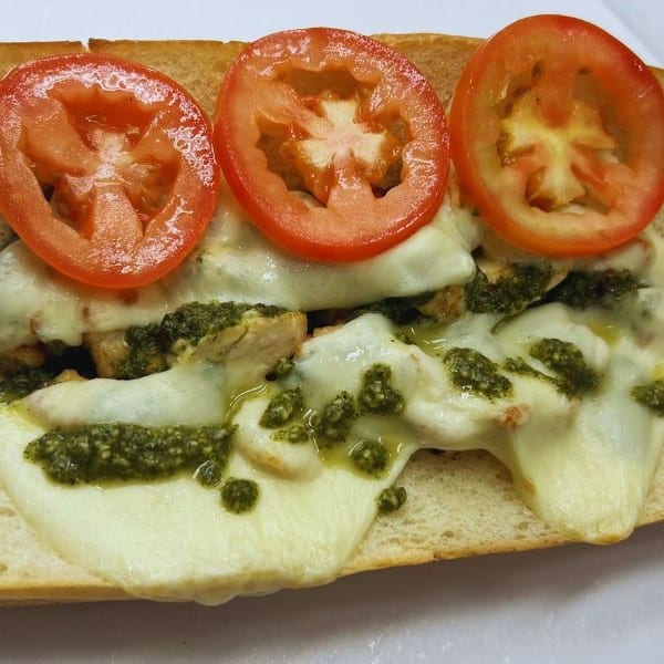Chicken Pesto Sub.
