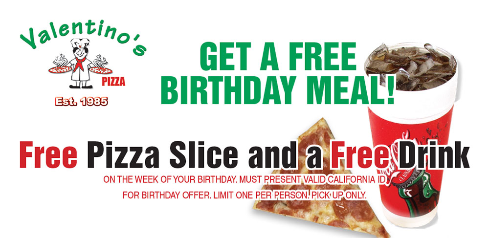 Get a free birthday meal