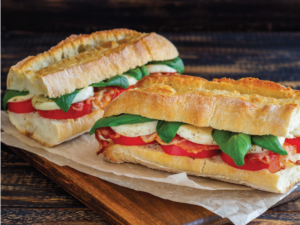 Caprese-Toasted-Bread-Roll Caprese Bread Roll